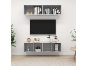 Meuble tv coloris gris 37 cm <strong></strong>  <strong></strong>