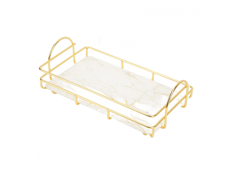  Organiseur de comptoir, rangement pour cosmétiques, décoration intérieure, rangement intelligent, design robuste pour salle de bain  - Conforama E