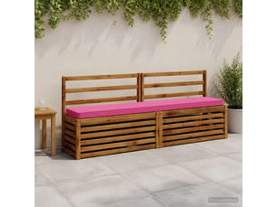 Coussin de banc, coussin d'assise, coussin pour chaisecanapé 1 pièce vught 100 % polyester rose cf52120