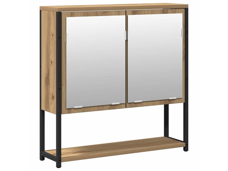  Ensemble de mobilier de salle de bain 2 pc marron cf64164  - Conforama E
