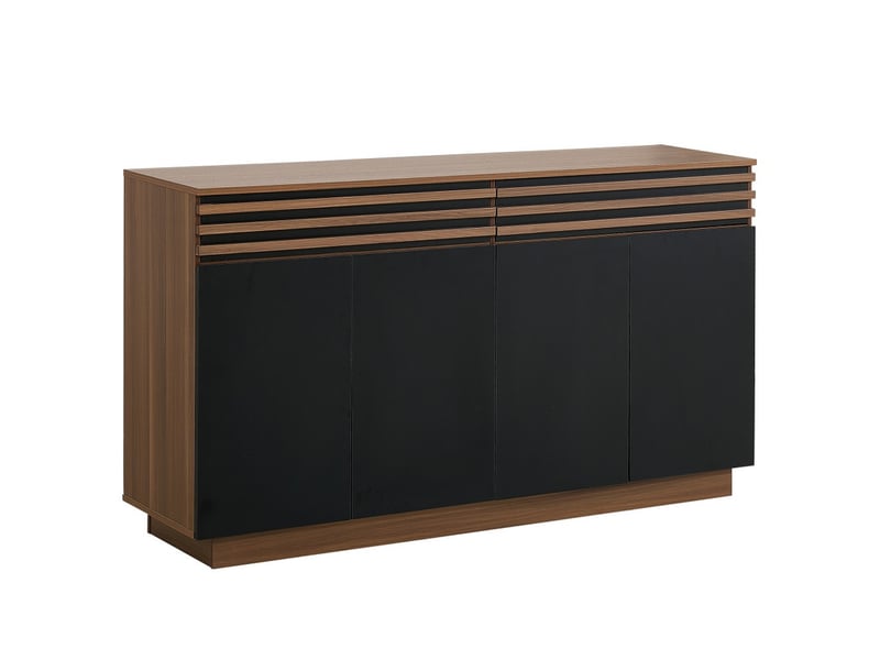 Buffet moderne et tendance, 150x40x85 cm, finition bois, 2 tiroirs, 4 portes, idéal pour le salon, la salle à manger et la cuisine - Conforama A