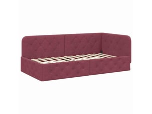 Lit simple 100x200 cm    coloris rouge