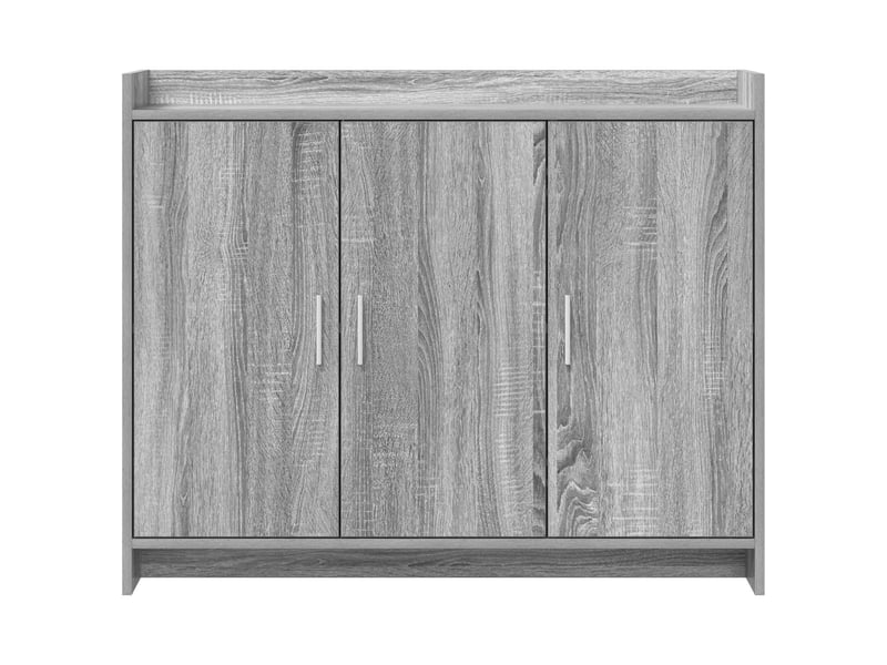  Buffet - bahut - meuble de rangement sonoma gris 98,5 x 33 x 80 cm bois d'ingénierie  - Conforama E