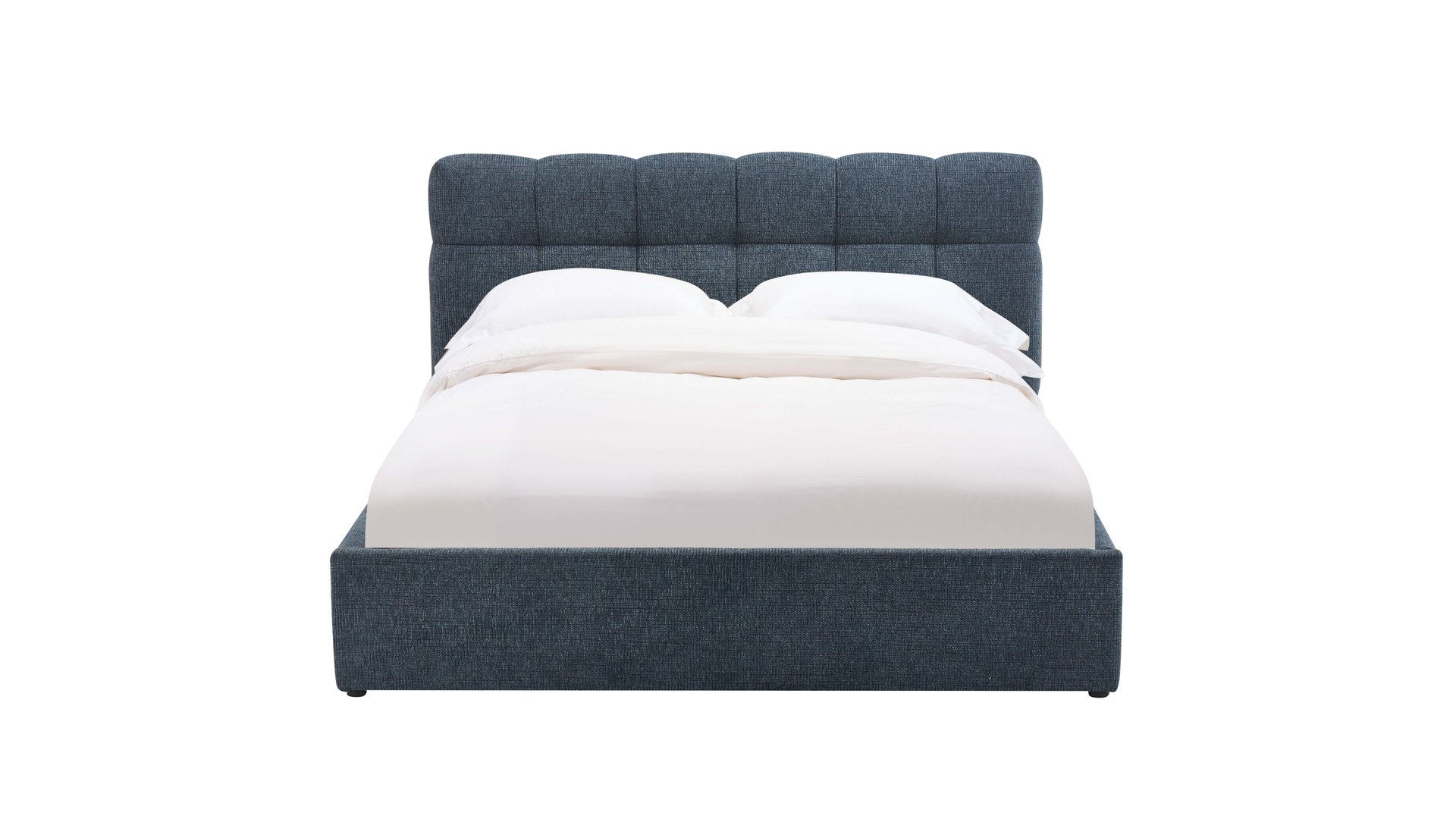 Lit adulte 160x200 cm NEWBEE bleu 96.31 Conforama
