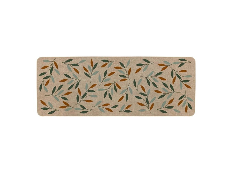  Tapis tissé imprimé lucene 45x120cm naturel  - Conforama A