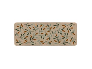 Tapis tissé imprimé lucene 45x120cm naturel