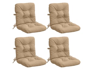 Lot de 4 coussins de chaise à dossier haut vianen cf59353