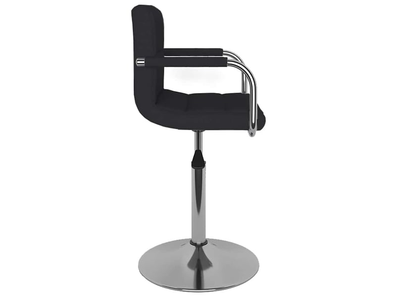  Tabouret de bar, chaise de bar noir tissu shl38445  - Conforama D