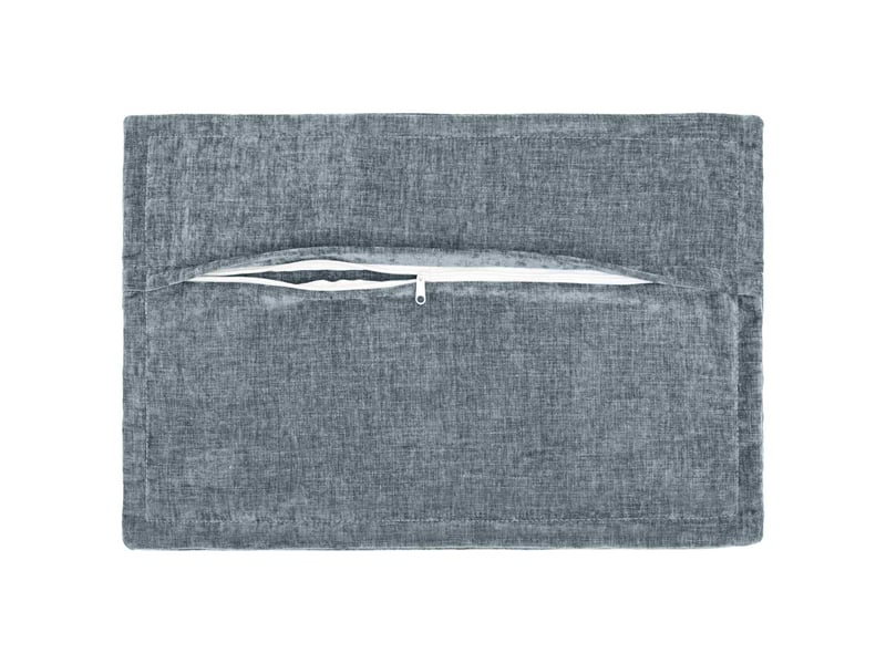  Lot de 6 housses de coussin houten bleu clair 30 x 50 cm cf49800  - Conforama D