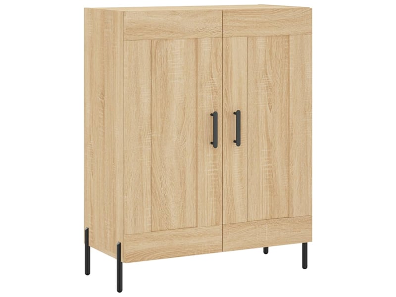  Buffet - bahut - meuble de rangement chêne sonoma 69,5x34x90 cm bois d'ingénierie  - Conforama A
