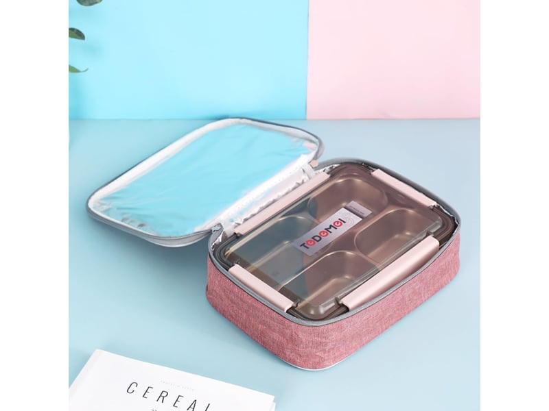 Sac isotherme rectangulaire portable boîte repas thermique lunch bag compact isolation alimentaire transport cuisine - Conforama D