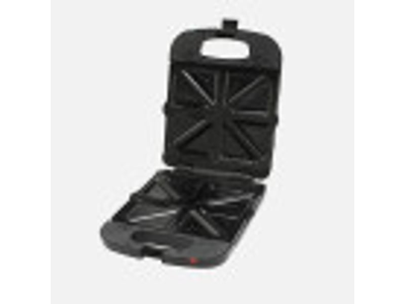  Appareil à croque-monsieur fabrilamp teba 1300 w noir et acier 4 sandwiches 2 jeux de plaques interchangeables grill et croque 274810139 - Conforama D