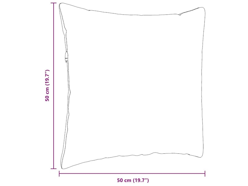 Lot de 2 coussins de canapé, coussins décoratifs tissu crème 50 x 50 cm cf58816 - Conforama E