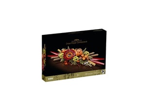 Botanicals le centre de table fleurs séchées - plantes artificielles avec rose et gerbera à construire pour adulte - décoration de maison - idée cadeau pour femme ou homme