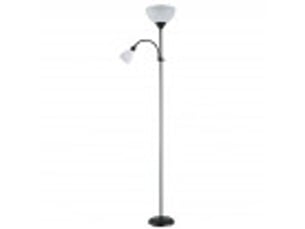 Lampadaire fabrilamp rigel e14 coloris noir 180 x 34 x 25,5 cm
