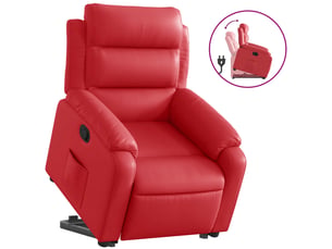 Fauteuil fixe <strong></strong> Tissu rouge