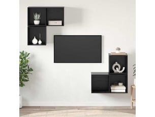 Meuble tv coloris noir 37 cm <strong></strong>  <strong></strong>