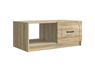 Table basse rectangulaire coloris marron  