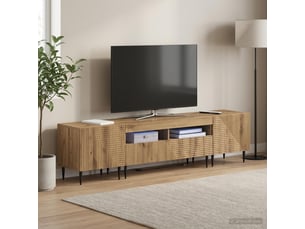 Meuble tv coloris gris <strong></strong> <strong></strong>