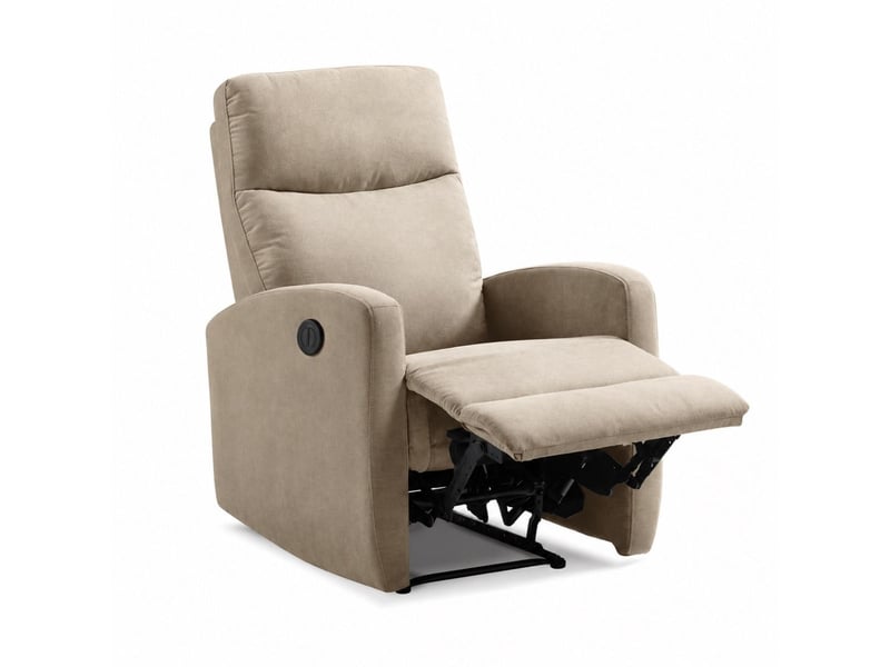  Fauteuil relax électrique tissu waterproof beige - merial MERIAL - Conforama C