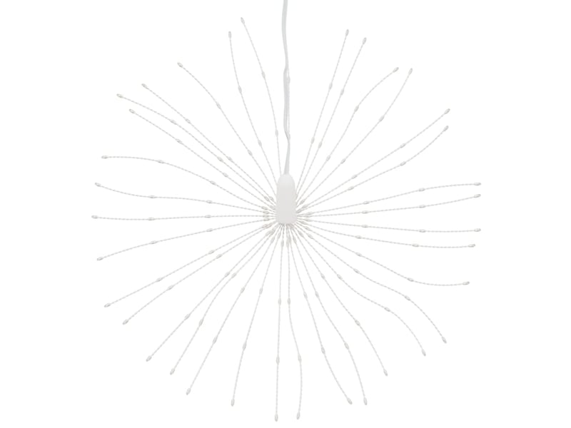  Étoile rayonnante de noël 140 led 8 pcs blanc froid 17 cm cf62181  - Conforama E