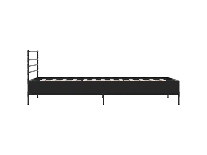  Lit simple- lit adulte -  cadre de lit sans matelas noir 90x190 cm  - Conforama D