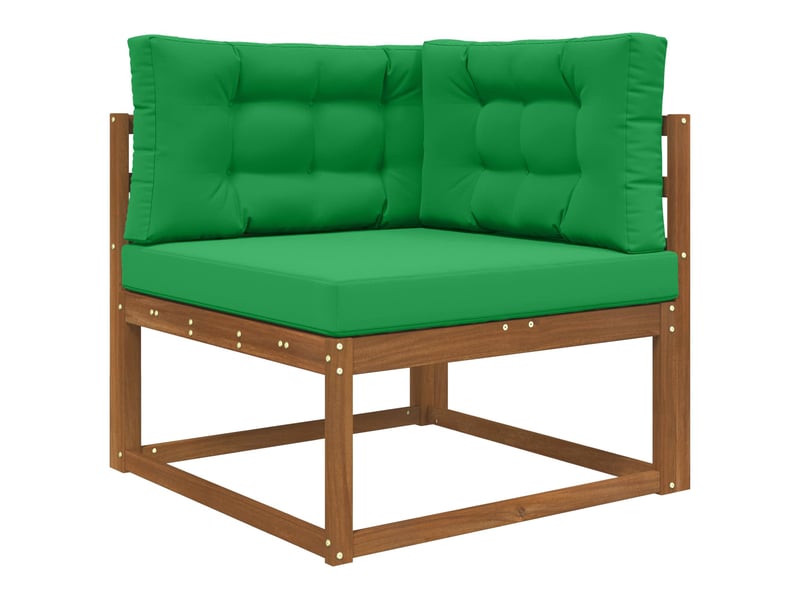  Coussin de canapé d'extérieur, coussin de chaise polyester vert 80 x 80 cm cf54196  - Conforama C
