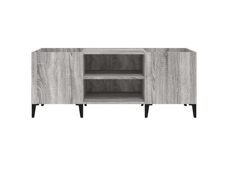  Armoire à disques, armoire de rangement sonoma gris 121x38x48 cm bois d'ingénierie  - Conforama D