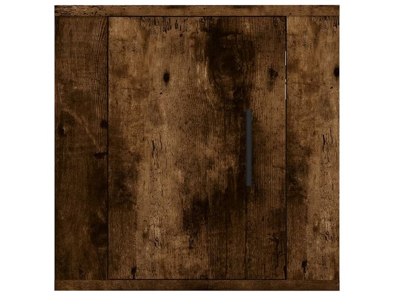  Lot de 2 meuble tv mural, meuble tv suspendu chêne fumé 40x34,5x40 cm  - Conforama E