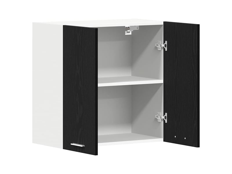  Meuble de cuisine - armoire suspendue lyon chêne noir 60 x 31 x 60 cm  - Conforama E