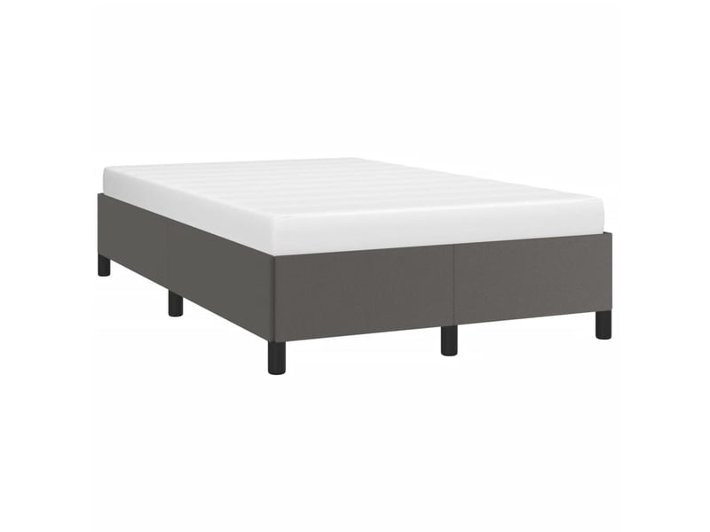  Lit double- lit adulte -  cadre de lit sans matelas gris 120x190 cm similicuir  - Conforama C