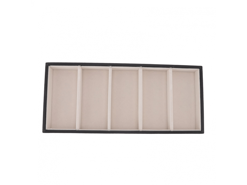Étui à lunettes à 5 compartiments, boîte de rangement multifonction pour lunettes de soleil, étui à lunettes à 5 compartiments (cuirpanneau) - Conforama E