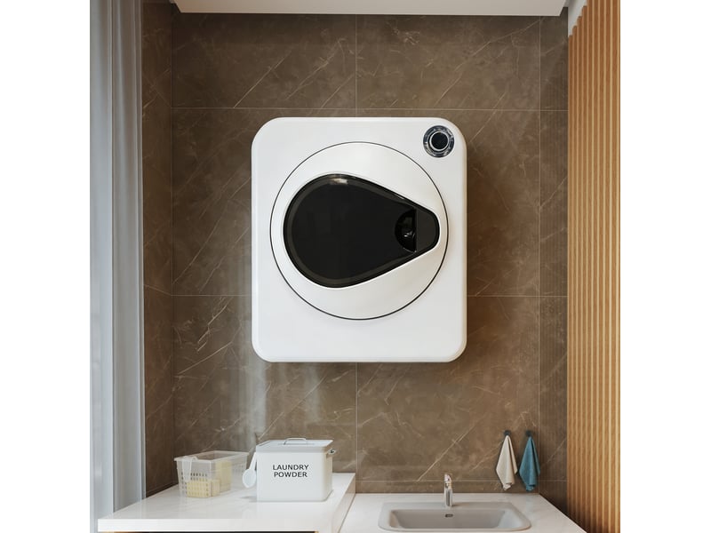  Sèche-linge 49,5x41,5x59,5 cm 4 programmes métal blanc  - Conforama C