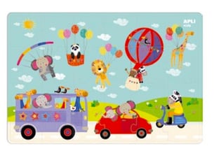 Puzzle maisonnette safari