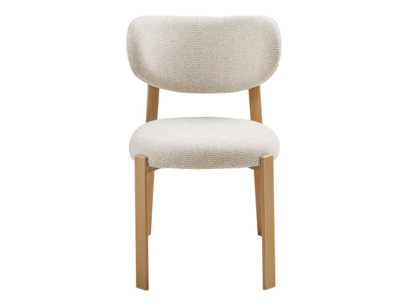  Chaise en tissu beige x2  - Conforama E