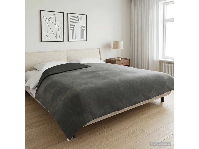  Couverture lestée adulte, couverture pondérée anthracite 200x230 cm 9 kg shl70447  - Conforama B