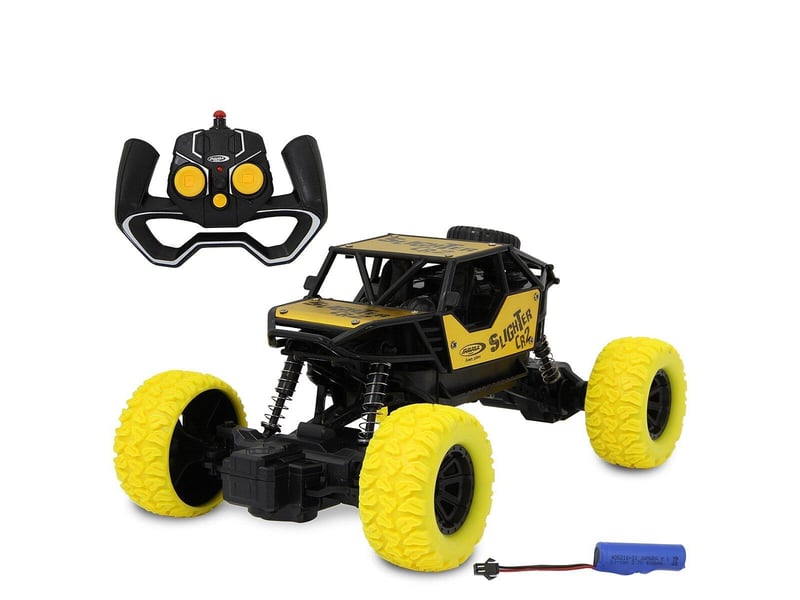 Slighter cr1 rc crawler diecast jaune 2,4ghz 405216 - Conforama A
