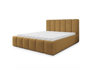 Lit coffre 120x200cm MASSENO coloris bois clair