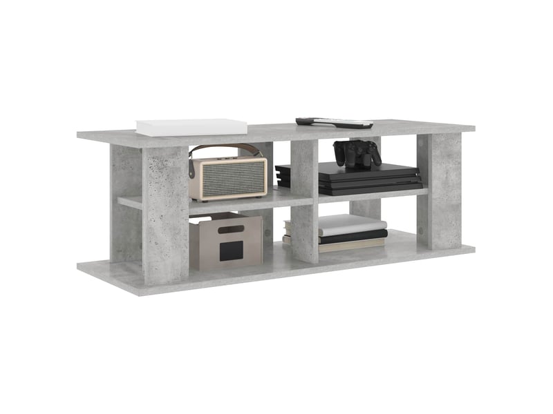  Support de télévision gris béton 96x35x33,5 cm  - Conforama C