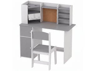 Bureau enfant coloris gris