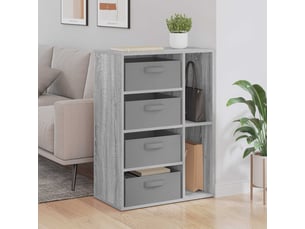 Buffet - bahut - meuble de rangement sonoma gris 60 x 33,5 x 84 cm