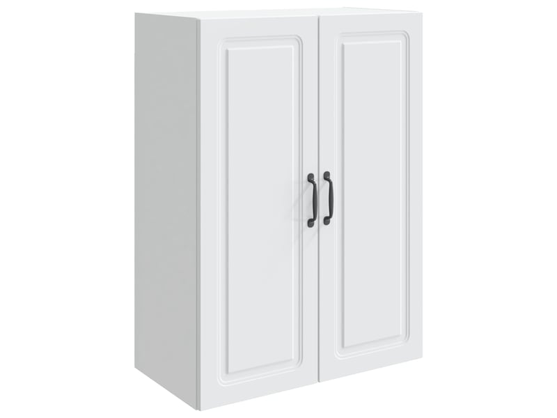  Armoire murale salon, meuble de rangement 66x34,5x90 cm bois d'ingénierie blanc shl9403  - Conforama A