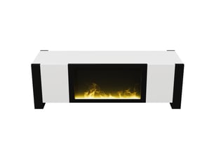 Meuble tv coloris bicolore 165 cm
