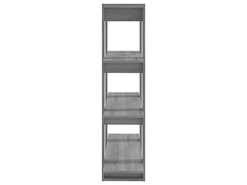  Bibliothèque, séparateur de pièce sonoma gris 100x30x123,5 cm  - Conforama D