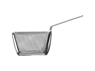 Panier à frites rectangulaire frito 20cm gris