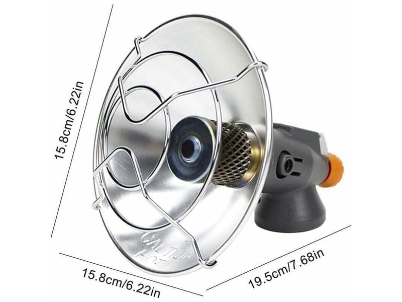  Chauffage radiant, chauffage d'appoint à gaz mini, chauffage à gaz bu-tane portable, réchauffeur à gaz de camping,chauffage nel 2 en 1  - Conforama D
