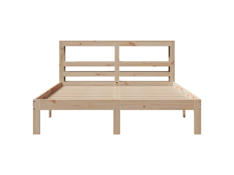  Lit double- lit adulte -  cadre de lit avec tête de lit sans matelas 140x190 cm  - Conforama C