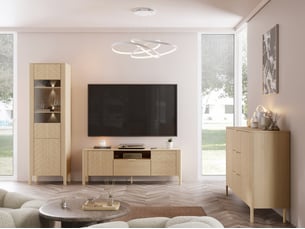 Meuble tv coloris blanc 96 cm <strong></strong>  <strong></strong>