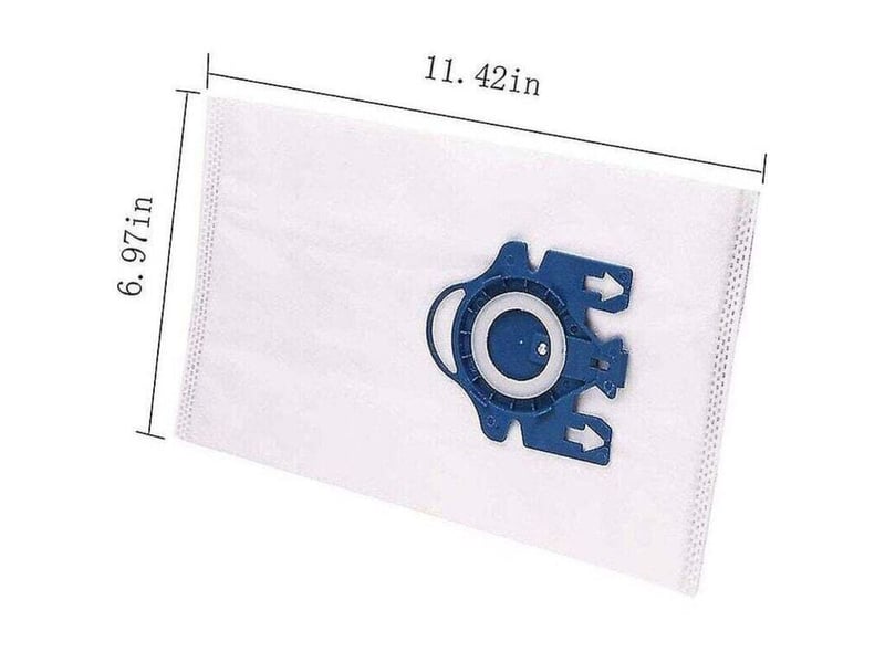  Flkwoh 15 pièces aspirateur pour miele gn airclean 3d efficacité sacs à poussière remplacer miele gn aspirateur sac à poussière partie  - Conforama B