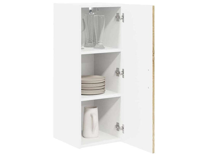  Meuble mural de cuisine, armoire de cuisine chêne sonoma 30x31x80cm shl9824  - Conforama C